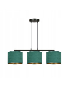 Lampa wisząca HILDE 3 BL w kształcie "T", 3 źródła E27, elegancki design dla biura i wnętrz nowoczesnych