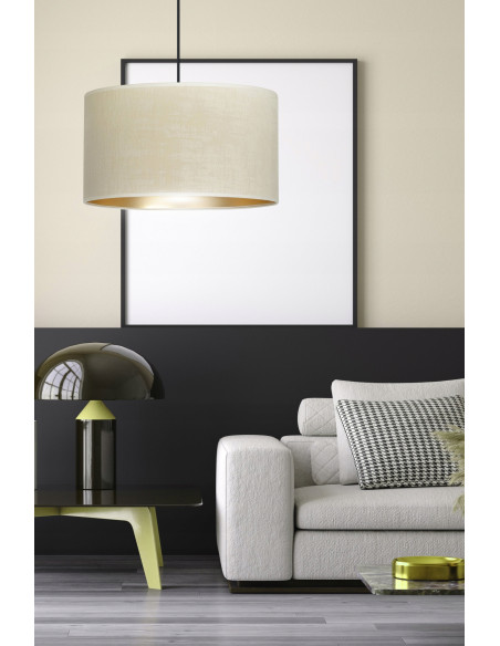 Lampa podłogowa HILDE E27 - elegancka, regulowana wysokość, idealna do biura i nowoczesnych wnętrz.