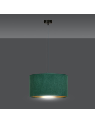 Lampa HILDE E27 z Regulacją Długości - Eleganckie Oświetlenie Welurowe do Nowoczesnych i Klasycznych Wnętrz