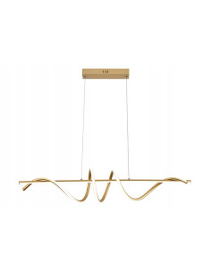 Lampa wisząca LED Serpent 339701-09, złota, 120 cm, nowoczesny design do jadalni i salonu