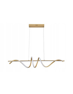 Lampa wisząca LED Serpent 339701-09, złota, 120 cm, nowoczesny design do jadalni i salonu 2
