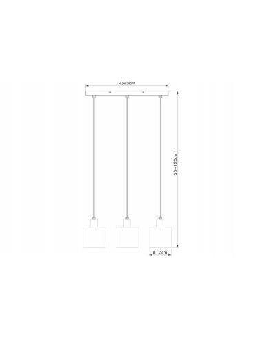 Lampa sufitowa Elmo z kryształami, 3 klosze, nowoczesny design do kuchni, salonu i biura, srebrna i szklana