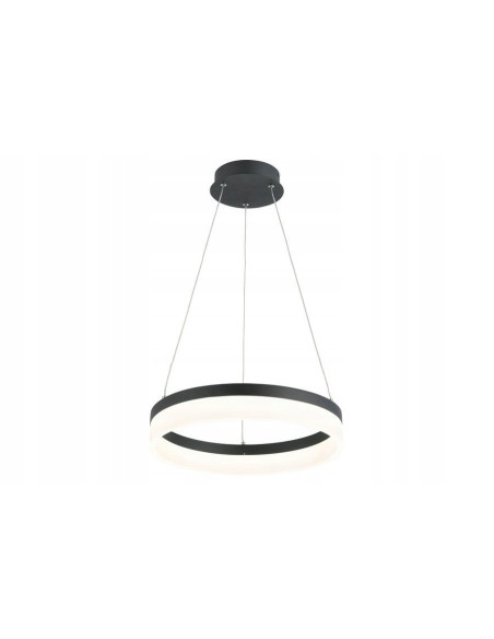 Lampa LED RING Cornelia 24W 4000K - eleganckie oświetlenie antracytowe do salonu i biura