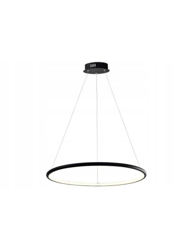 Lampa wisząca LED RING 62cm 35W czarna - nowoczesne oświetlenie do jadalni, biura, salonu marki Reality