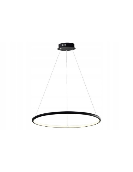 Lampa wisząca LED RING 62cm 35W czarna - nowoczesne oświetlenie do jadalni, biura, salonu marki Reality