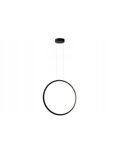 Lampa LED Ragi 43 cm 24W w kolorze czarnym - nowoczesne oświetlenie do kuchni i biura, elegancki styl i energooszczędność.