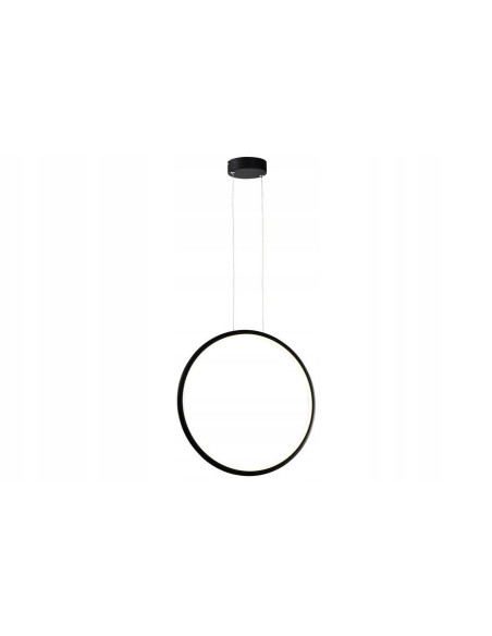 Lampa LED Ragi 43 cm 24W w kolorze czarnym - nowoczesne oświetlenie do kuchni i biura, elegancki styl i energooszczędność.