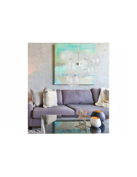 Lampa Wisząca Multiverse Bubble - Nowoczesny Klosz LED w Stylu Transparentnym do Każdego Wnętrza