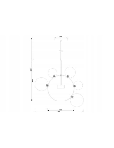 Lampa Wisząca Multiverse Bubble - Nowoczesny Klosz LED w Stylu Transparentnym do Każdego Wnętrza