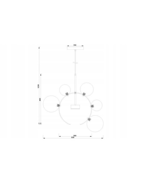 Lampa Wisząca Multiverse Bubble - Nowoczesny Klosz LED w Stylu Transparentnym do Każdego Wnętrza