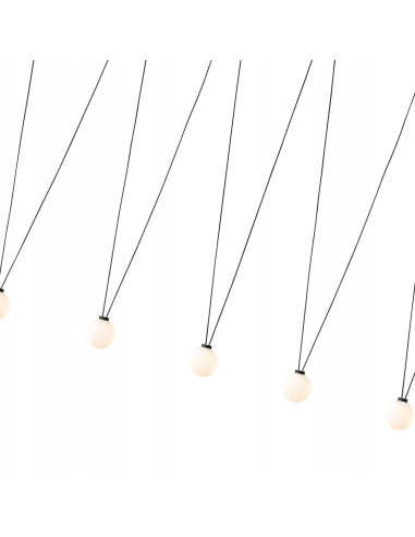 Lampa sufitowa Movo VII – minimalistyczna, regulowana z 7 kloszami, nowoczesny design do każdego wnętrza