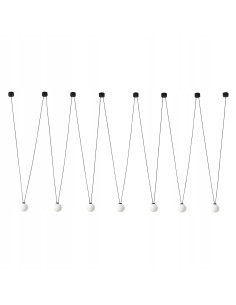 Lampa sufitowa Movo VII – minimalistyczna, regulowana z 7 kloszami, nowoczesny design do każdego wnętrza