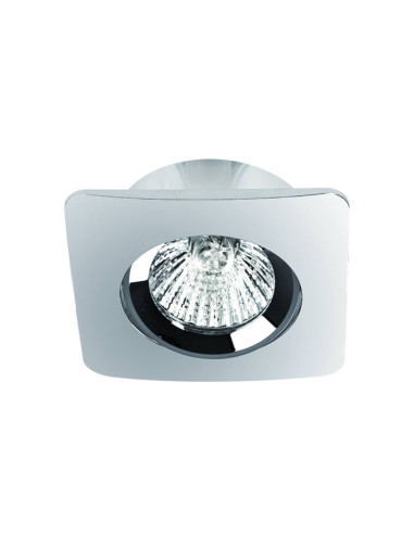 Lampa sufitowa Bello LED – szara, kwadratowa, energooszczędna, metalowa, idealna do kuchni i nowoczesnych wnętrz