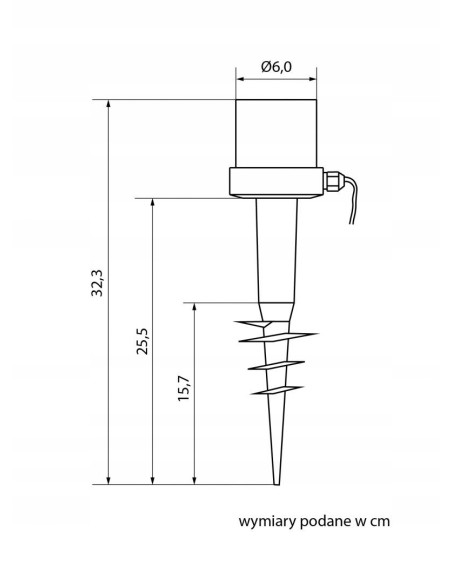 Szpikulec montażowy do lamp Su-ma Alekule