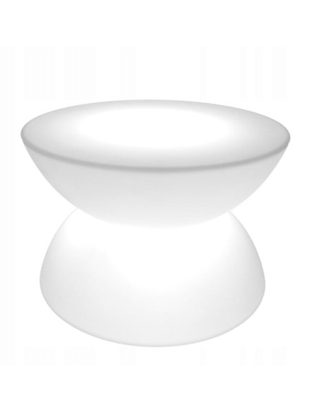 Nowoczesny stolik ogrodowy PARTY LED RGB z oświetleniem - idealny do tarasu i ogrodu na letnie wieczory.