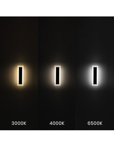 Kinkiet ogrodowy Milagro WOW 30 cm LED z regulacją barwy IP54 – eleganckie oświetlenie zewnętrzne