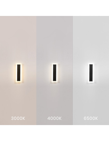 Kinkiet ogrodowy Milagro WOW 30 cm LED z regulacją barwy IP54 – eleganckie oświetlenie zewnętrzne