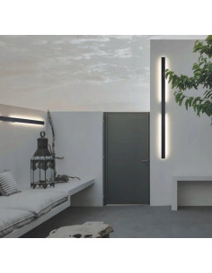 Lampa LED LENNART 100, 18W, czarna, nowoczesny design, IP54, 1690 lumenów, do wnętrz i na zewnątrz, minimalistyczna elegancja 2