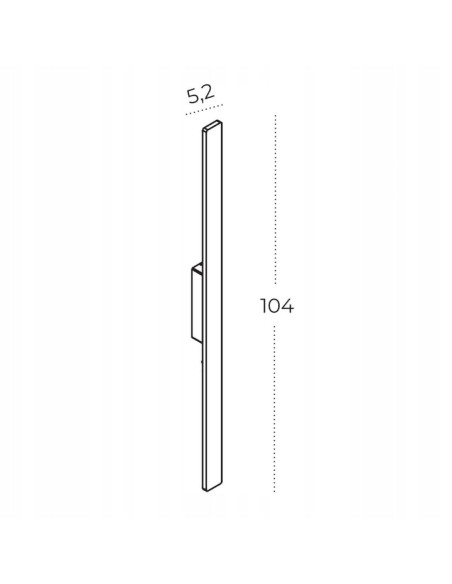 Lampa LED LENNART 100, 18W, czarna, nowoczesny design, IP54, 1690 lumenów, do wnętrz i na zewnątrz, minimalistyczna elegancja