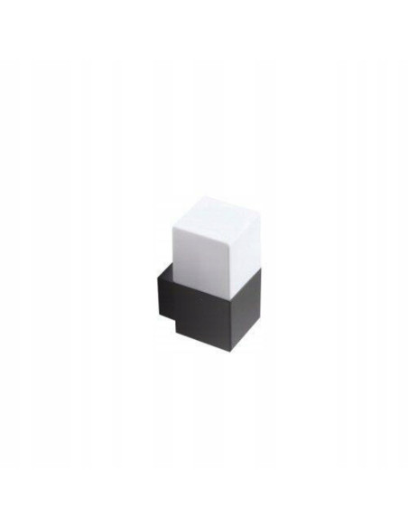 Kinkiet zewnętrzny SORANO WALL szary – nowoczesne oświetlenie elewacji IP54 z gwintem E27, idealny do ogrodów.