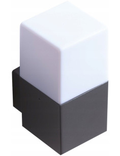 Kinkiet zewnętrzny AZzardo SORANO WALL czarny, nowoczesny, IP54, E27, 40W, metalowy, idealny na taras i balkon