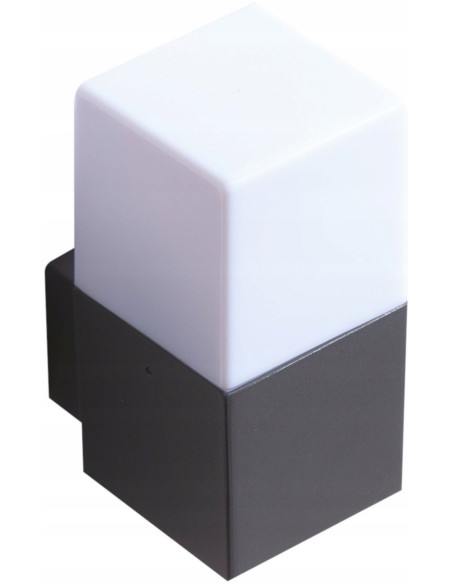 Kinkiet zewnętrzny AZzardo SORANO WALL czarny, nowoczesny, IP54, E27, 40W, metalowy, idealny na taras i balkon