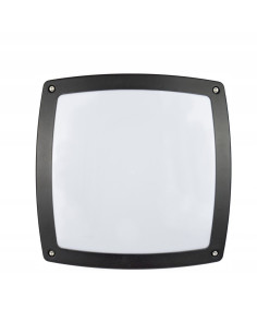 Elegancka czarna lampa ogrodowa NEX E27 - nowoczesne oświetlenie do przestrzeni zewnętrznych, montaż na ścianie lub suficie. 2