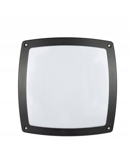 Elegancka czarna lampa ogrodowa NEX E27 - nowoczesne oświetlenie do przestrzeni zewnętrznych, montaż na ścianie lub suficie.