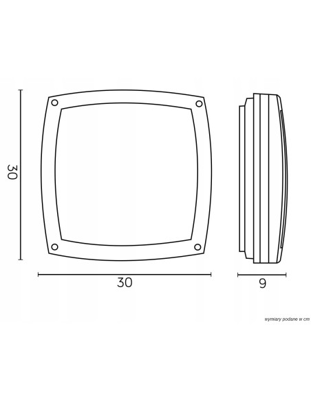 Elegancka czarna lampa ogrodowa NEX E27 - nowoczesne oświetlenie do przestrzeni zewnętrznych, montaż na ścianie lub suficie.