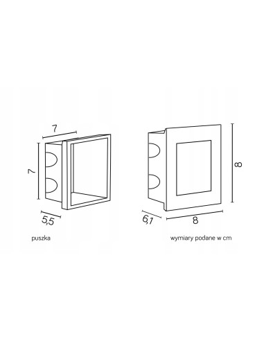 Elegancka lampa LED MUR-LED do ogrodu - srebrna, energooszczędna, wodoodporna, idealna do oświetlenia ścieżek i chodników