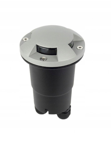 Lampa ogrodowa Su-ma PABLA 2725E czarna do montażu w utwardzonych powierzchniach, oświetlenie w czterech kierunkach