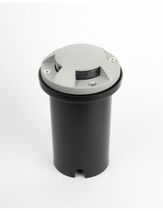 Lampa ogrodowa Su-ma PABLA 2725E czarna do montażu w utwardzonych powierzchniach, oświetlenie w czterech kierunkach 2