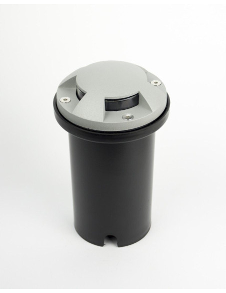 Lampa ogrodowa Su-ma PABLA 2725E czarna do montażu w utwardzonych powierzchniach, oświetlenie w czterech kierunkach