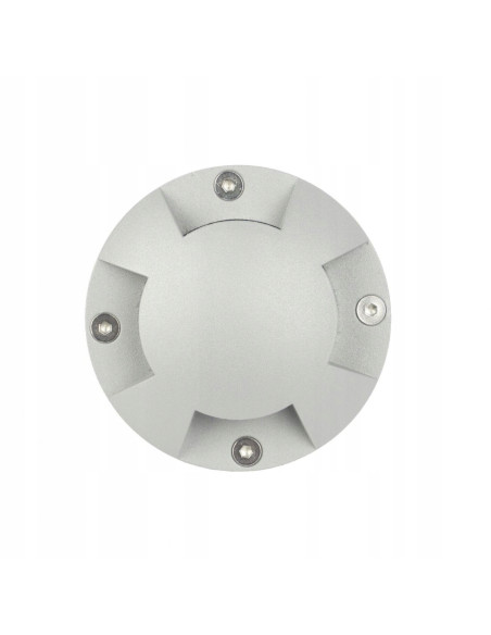 Lampa ogrodowa Su-ma PABLA 2725E czarna do montażu w utwardzonych powierzchniach, oświetlenie w czterech kierunkach