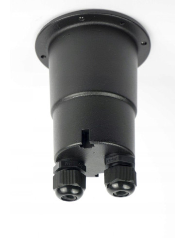 Lampa ogrodowa Su-ma PABLA 2725E czarna do montażu w utwardzonych powierzchniach, oświetlenie w czterech kierunkach