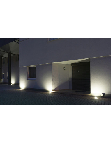 Lampa zewnętrzna Su-ma MIX 6725 D IP67 z kwadratową obudową do elewacji i oświetlenia ogrodu 50W