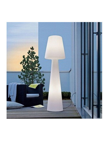 Lampa ogrodowa RGB GARDENA M - energooszczędna lampa stojąca z pilotem, idealna na imprezy i romantyczne wieczory.