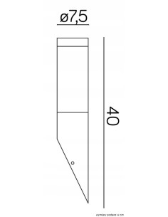 Nowoczesny Kinkiet Zewnętrzny INOX Su-ma – Czarna Lampa Ścienna Stal Nierdzewna E27, IP44, Elegancka i Energooszczędna 2