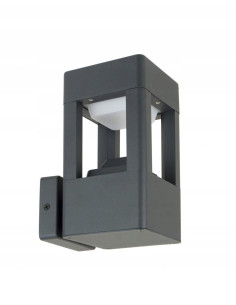 Kinkiet zewnętrzny FAN FKW-K100, elegancka lampa ścienna, szara, odporna na warunki atmosferyczne, 11W, minimalistyczny design 2