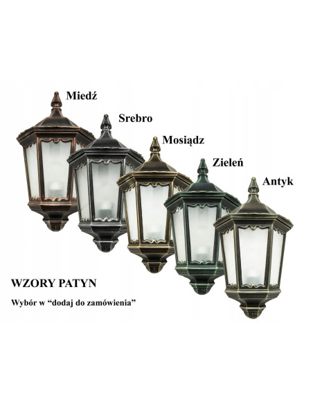 Kinkiet zewnętrzny Su-ma K 3012/1/KPO, elegancka lampa kula w koszyku, czarny, IP43, E27, 60W do ogrodu i balkonu