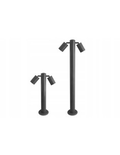 Słupek ogrodowy ROLF 2 z regulowanymi reflektorami, 35W, IP44 - nowoczesne oświetlenie zewnętrzne marki AZzardo 2