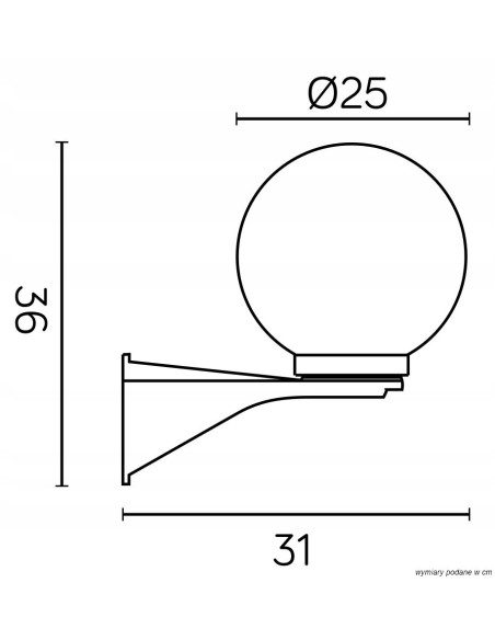 Nowoczesna lampa ścienna KULE – minimalistyczny design, odporna na warunki atmosferyczne, idealna do ogrodu i tarasu