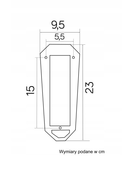 Kinkiet elewacyjny KULE CLASSIC czarno-biały – eleganckie oświetlenie zewnętrzne do domów i lokali komercyjnych