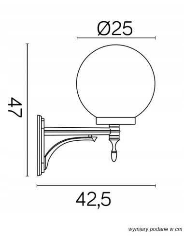 Lampa ścienna KULE CLASSIC E27 - elegancka i stylowa do oświetlenia elewacji i garażu, czarna lub biała.