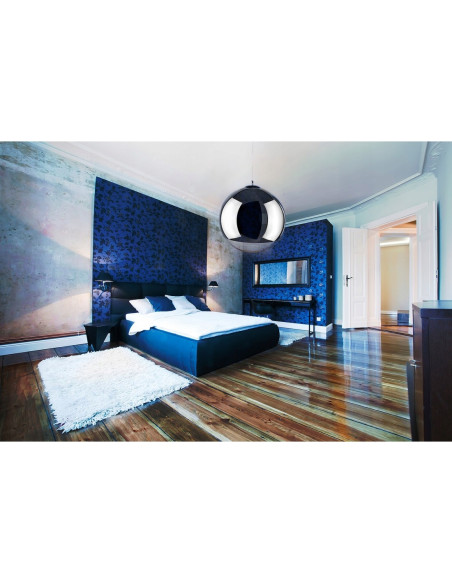 Lampa wisząca AZZARDO Silver Ball w chromowanym wykończeniu, nowoczesny design do salonu i sypialni
