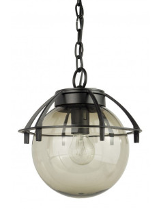 Elegancka lampa wisząca ogrodowa K 1018/1/KPO z koszykiem – nowoczesna dekoracja na taras i balkon