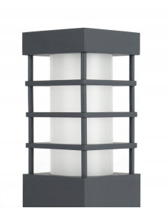 Nowoczesny kinkiet elewacyjny RADO II K DG - eleganckie oświetlenie zewnętrzne w ciemnym szarym aluminium, IP54 2