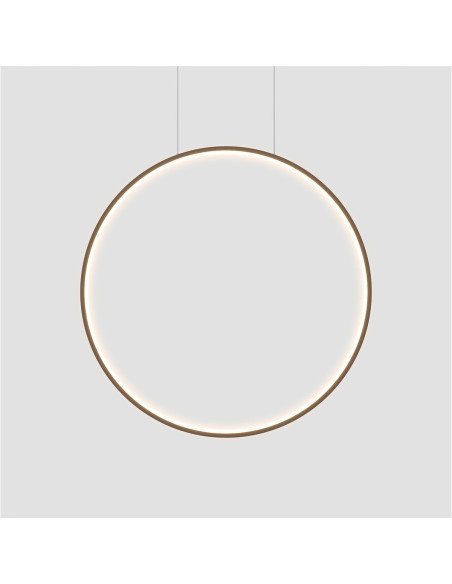 Nowoczesny Czarny RING LED do Oświetlenia Lustra w Łazience z Regulacją Barwy Światła, 47W, Light Prestige