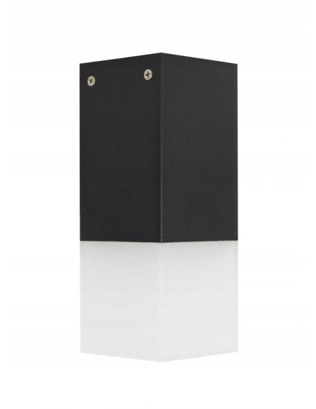 Lampa sufitowa CUBE CB-S BL – eleganckie oświetlenie zewnętrzne IP44 do ganku, balkonu i ogrodu