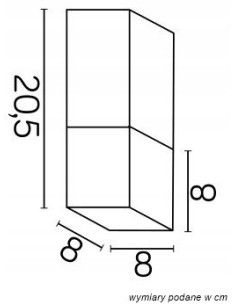 Lampa sufitowa CUBE E27 – Srebrne, nowoczesne oświetlenie do balkonu i ogrodu, minimalistyczny design IP44 2
